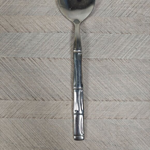 Reed & Barton Rebacraft Stainless Steel Bamboo Teaspoons Set Of 4 - Picture 2 of 4